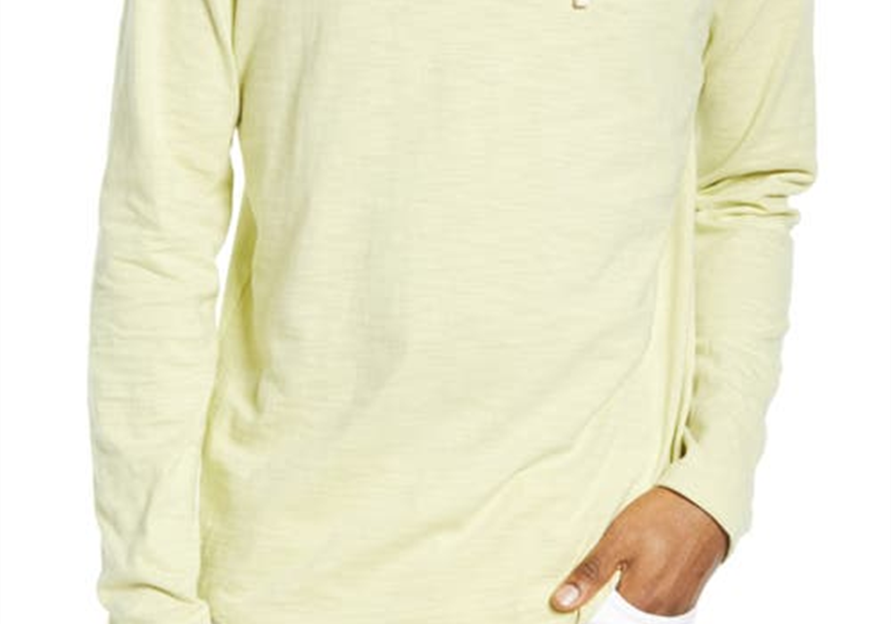 Moletom com capuz Vince Regular Fit Slub - Cor Cactus Bloom Tamanho XX-G