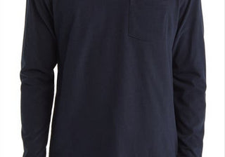 Blusa de manga comprida Vince em jersey de camurça Coastal, tamanho GG