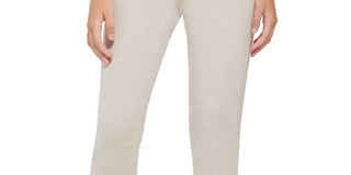 Calça Jogger Feminina Calvin Klein Jeans Honeycomb Bege Tamanho Grande