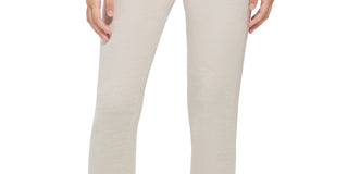 Calça Jogger Feminina Calvin Klein Honeycomb Bege Tamanho XS