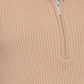Calvin Klein Jeans Top Feminino Canelado Sem Mangas Bege Tamanho P
