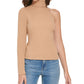 Blusa Calvin Klein Feminina Gola Alta Um Ombro Marrom Tamanho Grande