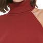 Blusa Calvin Klein Feminina Gola Alta Um Ombro Vermelha Tamanho P
