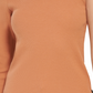 Blusa Calvin Klein Feminina Gola Alta Um Ombro Marrom Tamanho Médio