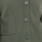 Calvin Klein Jeans Cardigan Feminino com Decote em V e Recorte Verde Tamanho GG