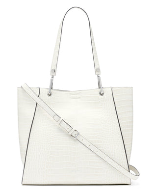 Calvin Klein Garnet Bolsa Conversível Feminina Branca Tamanho Regular