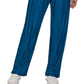 Calça feminina Calvin Klein plissada perna larga azul tamanho grande