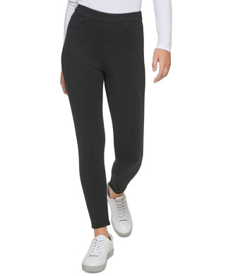 Calvin Klein Jeans Women's High Rise Pull On Pants Black Size X-Small