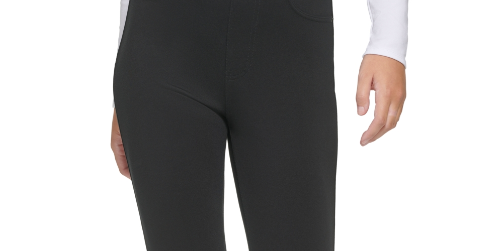 Calça Calvin Klein Jeans Feminina Cintura Alta Preta Tamanho XS