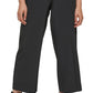 Calça cropped feminina Calvin Klein Wide Leg Preta Tamanho Médio
