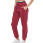 Calça de moletom elástica com logo Calvin Klein feminina, vermelha, tamanho médio