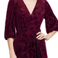 Vestido Calvin Klein Feminino Veludo Alto Baixo A Linha Vermelho Tamanho XX-G