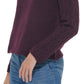 Suéter Calvin Klein Feminino Manga Longa Tricô Roxo Tamanho Médio