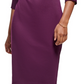 Vestido tubinho com decote canoa Calvin Klein feminino, roxo, tamanho 10