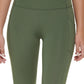 Calça legging Calvin Klein feminina com bolso lateral 7/8 verde tamanho grande
