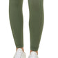 Calça legging Calvin Klein feminina com bolso lateral 7/8 verde tamanho grande