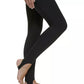 Calça legging feminina Calvin Klein cintura super alta, comprimento total, preta, tamanho grande
