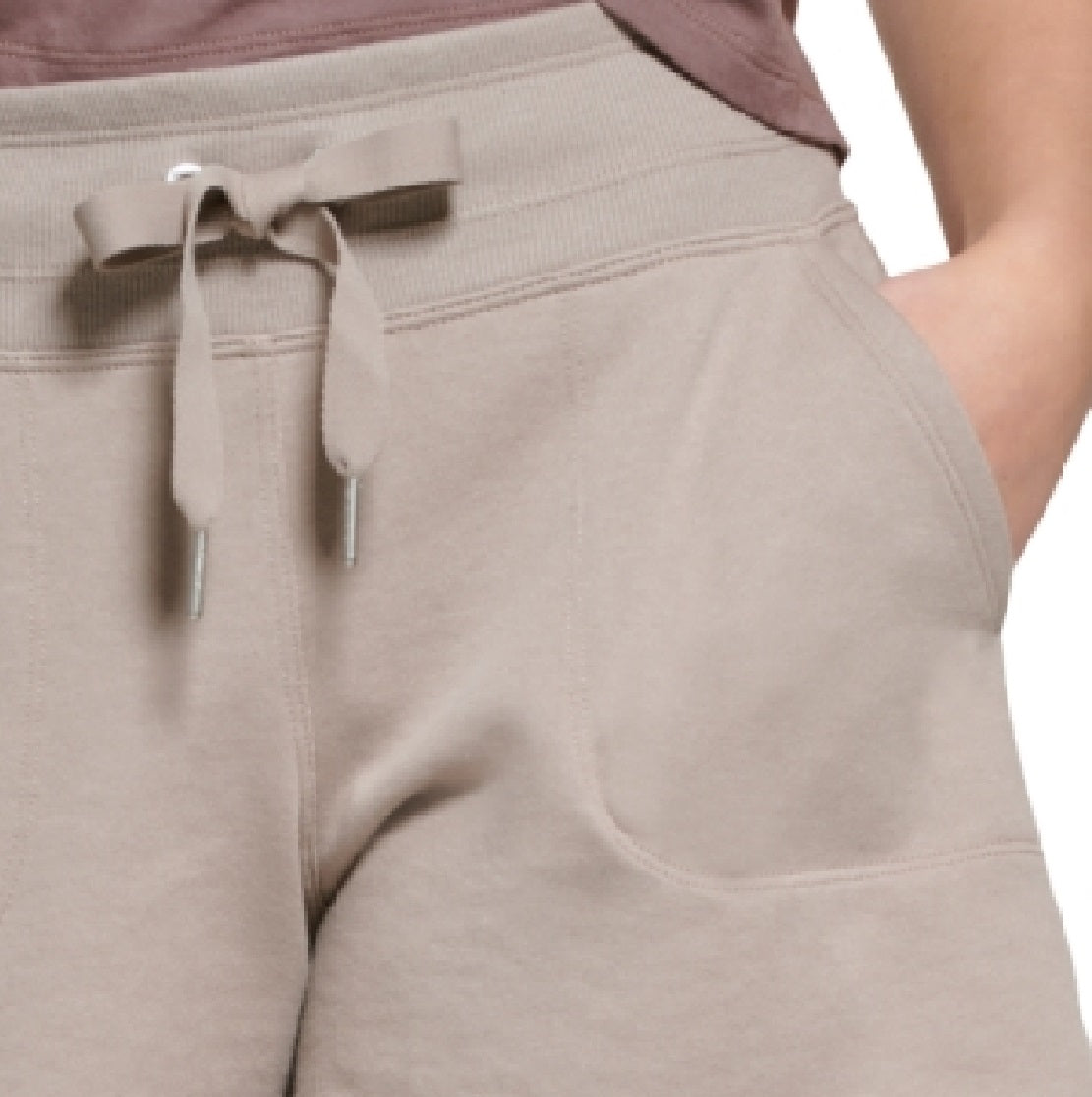 Calvin Klein Shorts Feminino Cintura Alta Marrom Tamanho XS