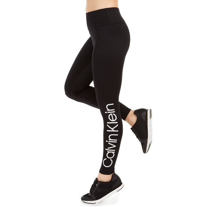 Calça legging feminina Calvin Klein cintura alta preta tamanho M