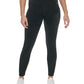 Calça legging feminina Calvin Klein de veludo preta tamanho extragrande