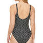 Calvin Klein Maiô Feminino com Controle de Barriga e Frente Torcida Preto Tamanho 4