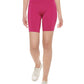 Calvin Klein Shorts Feminino Cintura Alta Bolso Lateral Ciclismo Rosa Tamanho Grande