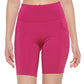 Calvin Klein Shorts Feminino Cintura Alta Bolso Lateral Ciclismo Rosa Tamanho Grande