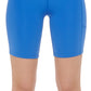Calvin Klein Shorts Feminino Cintura Alta Bolso Lateral Ciclismo Azul Tamanho Grande