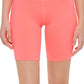 Calvin Klein Shorts Feminino Cintura Alta Bolso Lateral Ciclismo Laranja Tamanho Grande