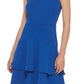 Vestido Calvin Klein Feminino Azul Tamanho 12 Petite