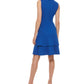 Vestido Calvin Klein Feminino Azul Tamanho 8 Petite