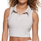 Camiseta polo cropped feminina Calvin Klein marrom tamanho X-S