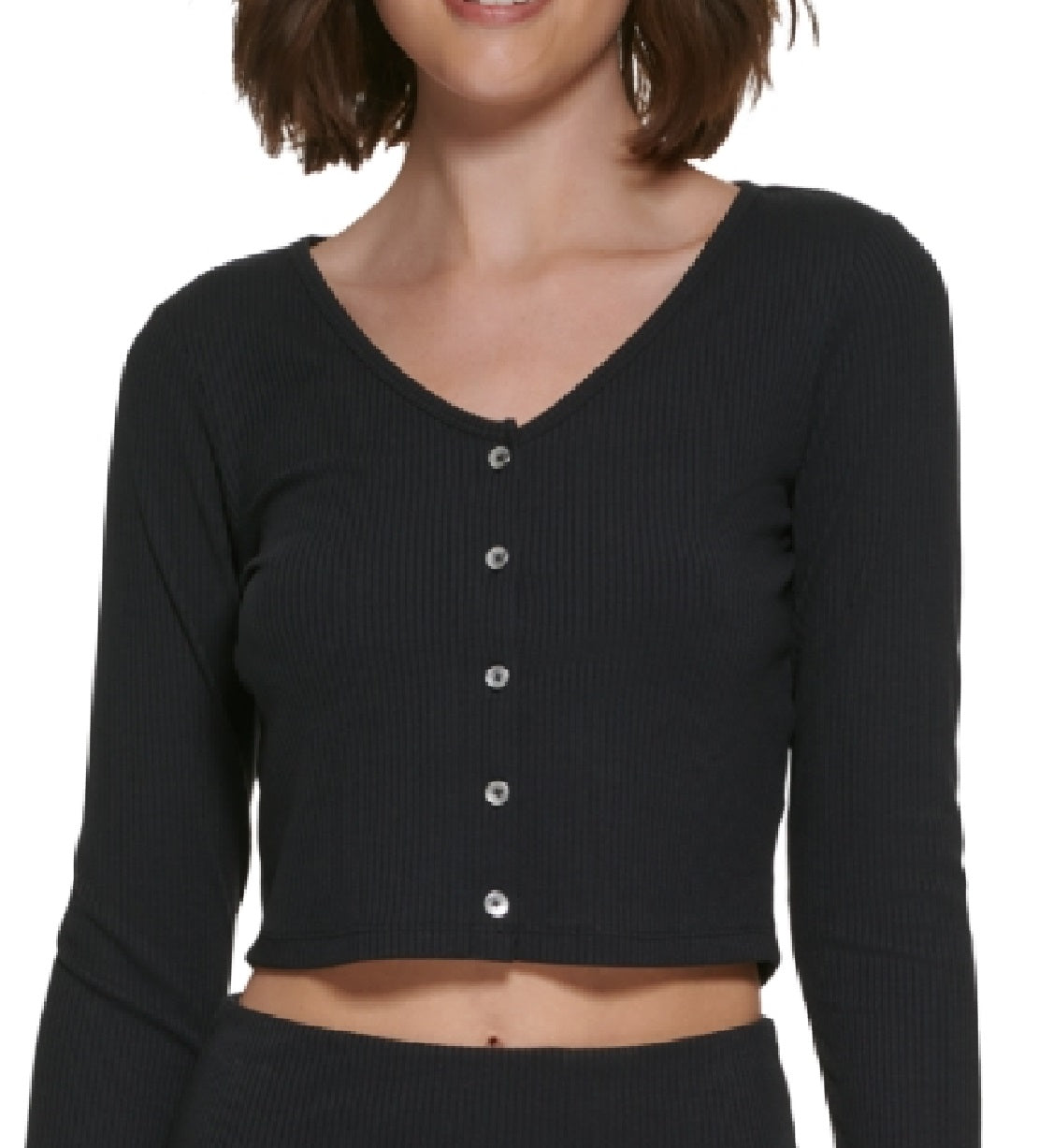 Cardigan Slim Fit Feminino Calvin Klein Preto Tamanho X-G