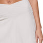 Calvin Klein Saia-calça feminina com cintura cruzada marrom tamanho grande