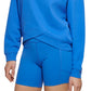 Blusa Calvin Klein Feminina com Barra Cruzada Azul Tamanho P