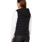 Calvin Klein Colete Feminino com Capuz e Zíper Frontal, Preto, Tamanho P