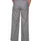 Calça feminina Calvin Klein xadrez pied de poule, perna larga, cinza, tamanho 14, pequena