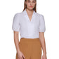 Blusa Calvin Klein Feminina Manga Curta Branca Tamanho X-G