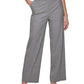 Calça Calvin Klein Feminina Glen Plaid Cinza Tamanho 14