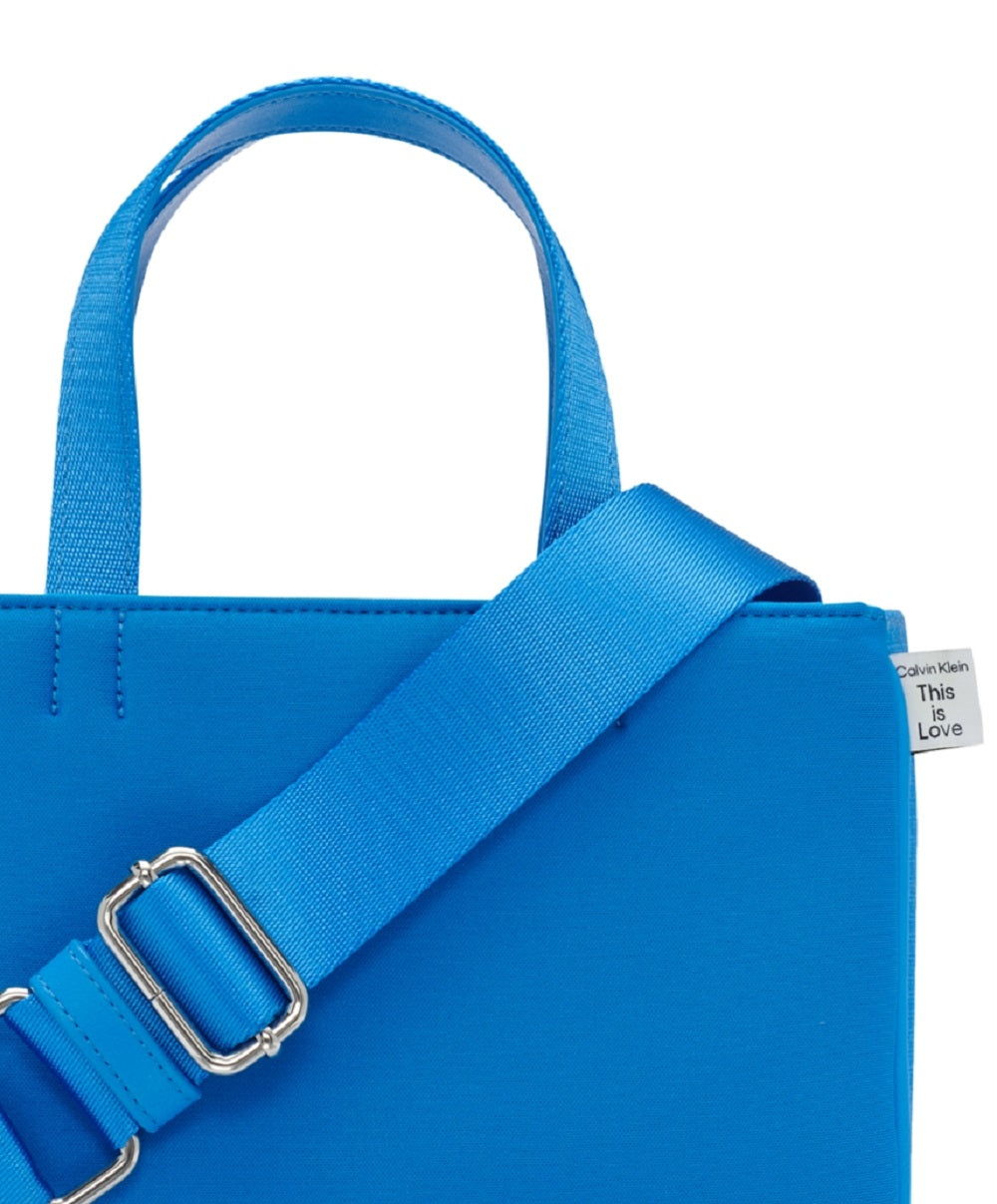 Calvin Klein Tessa Crossbody Feminina Azul Tamanho Regular