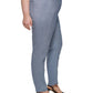 Calça Calvin Klein Feminina Cintura Média com Zíper no Tornozelo Azul Tamanho 16W