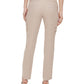 Calça feminina Calvin Klein de linho mesclado, marrom, tamanho 8, pequena