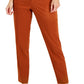 Calça skinny Calvin Klein Lux Highline feminina marrom tamanho 12 Petite