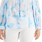 Blusa Calvin Klein Feminina de Algodão com Gola Quadrada, Branca, Tamanho 2X