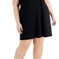 Vestido Henley Feminino Calvin Klein Preto Tamanho 1X