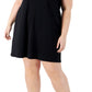 Vestido Henley Feminino Calvin Klein Preto Tamanho 1X