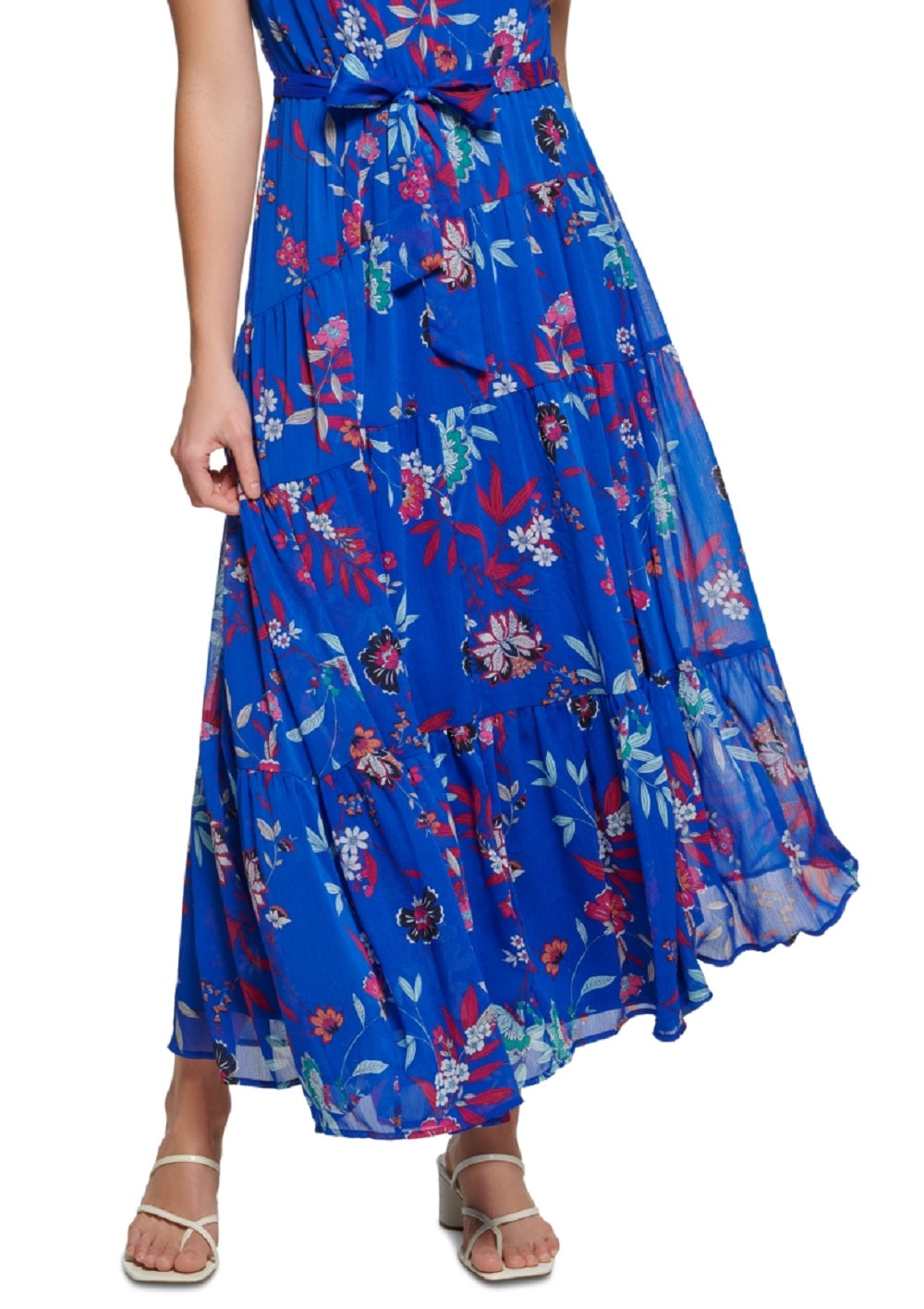 Vestido Calvin Klein Feminino Azul Tamanho 12