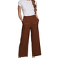 Calça Cropped de Linho Calvin Klein Feminina Marrom Tamanho Médio