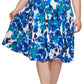 Vestido Calvin Klein Feminino Estampado Floral Azul Tamanho Pequeno Pequeno