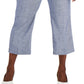 Calça Cropped Feminina Calvin Klein Azul Tamanho 16W